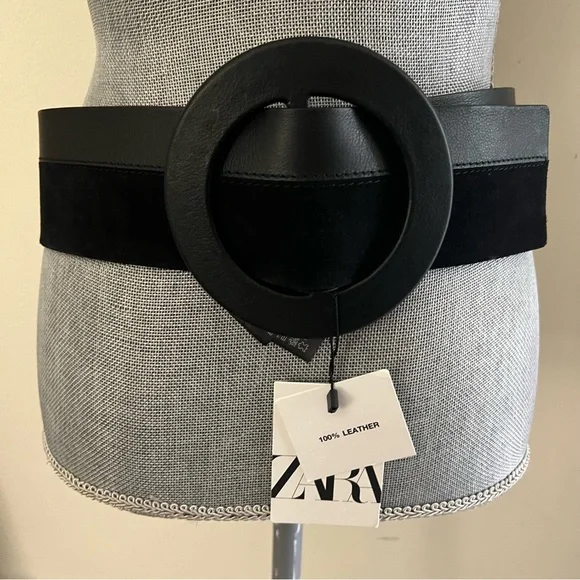 Zara | Accessories | Zara Wide Leather Belt | Poshmark display picture 1
